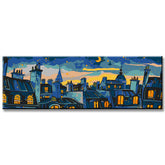 Painting by Numbers Panorama Above The Houses of Paris